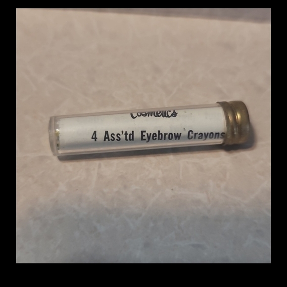 Holiday Magic Vintage 1960's Gold Black Eyeliner WITH Assorted Eyebrow Crayons - Picture 5 of 5